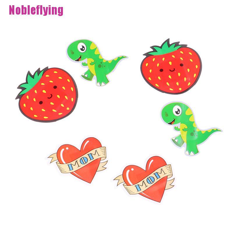(hàng Mới Về) Set 4 Băng Cá Nhân Thoáng Khí Chống Thấm Nước In Họa Tiết Hoạt Hình