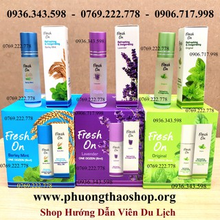 Dầu Lăn FRESH ON Singapore 8 ml (Có Bill)