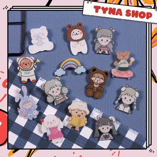 Huy Hiệu Pin Cài Balo Quần Áo Nhiều Mẫu Dễ Thương