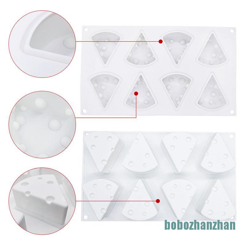 [bobozhanzhan]Cheese Shaped Cake Mold For Baking Dessert Mousse Silicone 3D Mould Pastry Tools