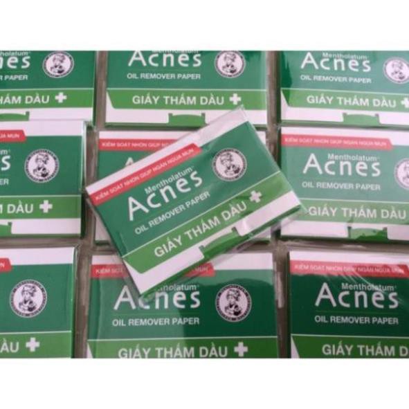 Giấy thấm dầu Acnes Oil Remover Paper (100 tờ) [Mới 2021]