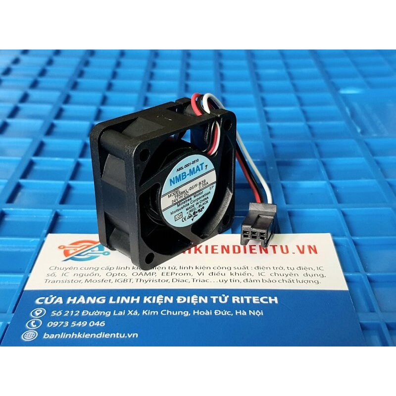 Quạt NMB 1608KL-05W-B39 0.08A/24V 40*40*20mm zắc đen