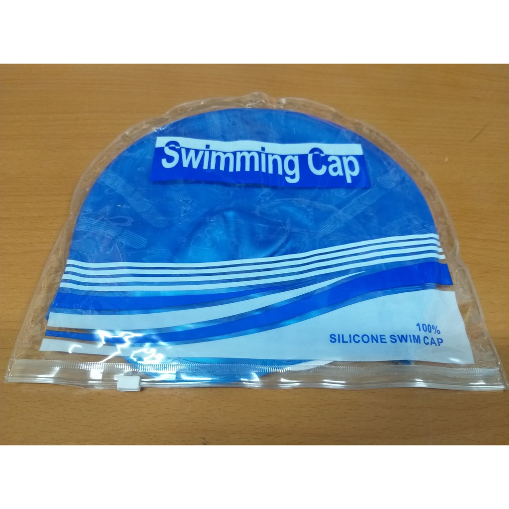 Mũ bơi swimming cap có bịt tai cỡ đại bằng silicone cao cấp co giãn và chống nước cực tốt