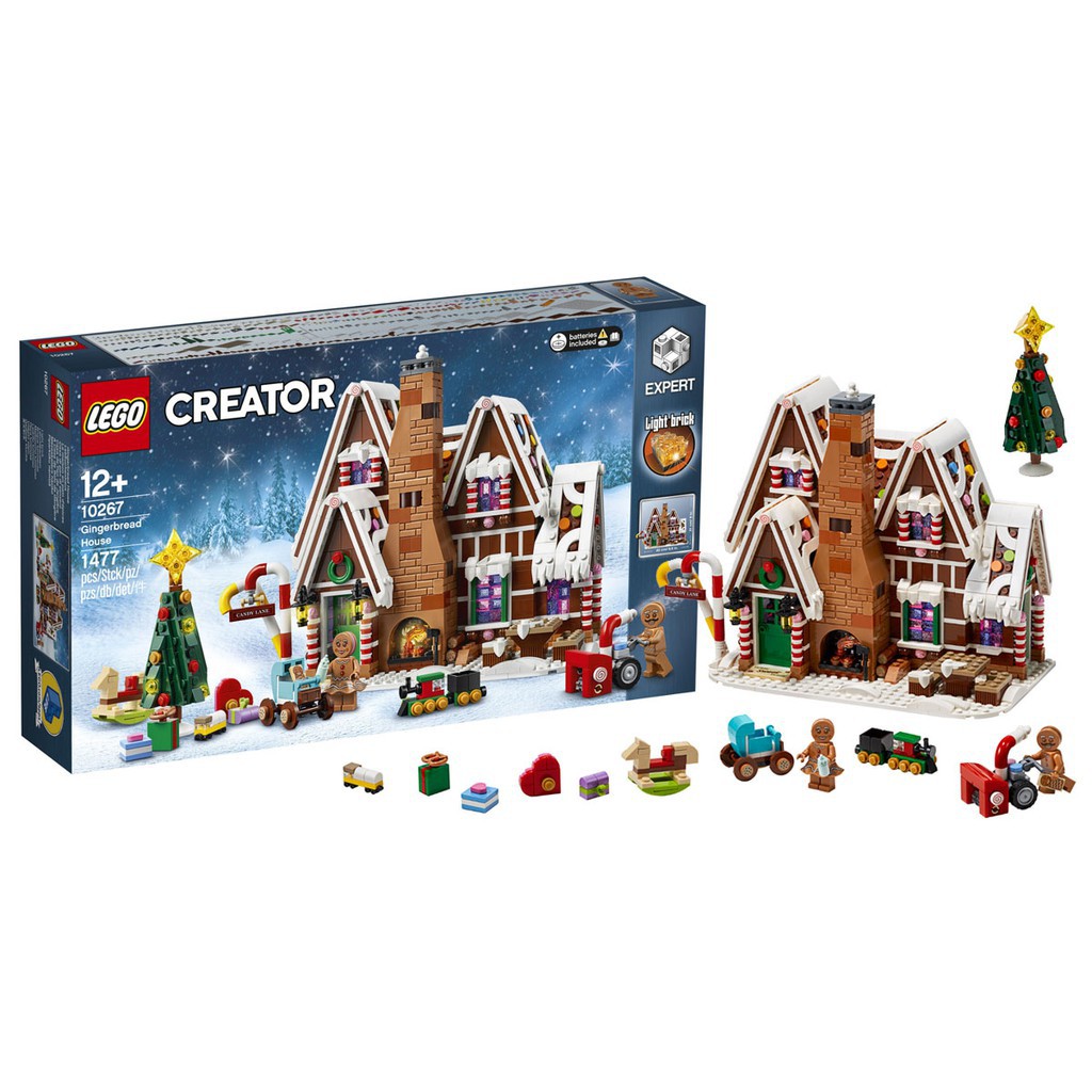 10267 Đồ chơi lắp ráp Iego Creator season Gingerbread House - Chủ đề Giáng sinh - Nhà bánh gừng