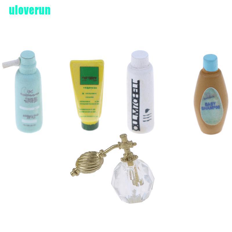 Bộ 5 Chai Sữa Tắm Tỉ Lệ 1: 12 Trang Trí Nhà Búp Bê