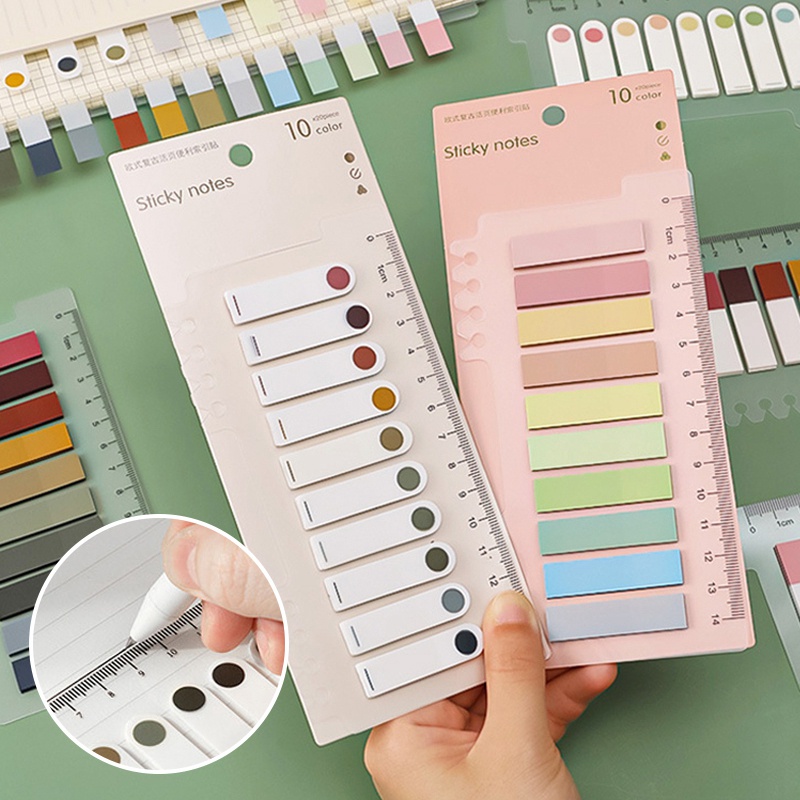 Miếng Dán Ghi Chú Đánh Dấu Trang Sách Đa Năng Sáng Tạo