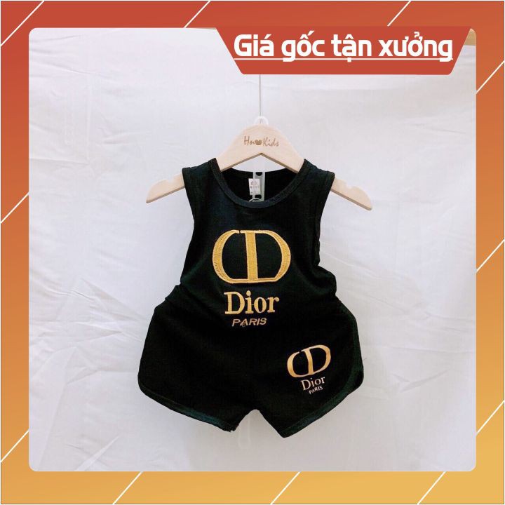 [RẺ VÔ ĐỊCH] ✌COMBO Quần Áo Trẻ Em Nam✌ cottong thoáng mát thời trang - Thêu DIOR công nghệ cao