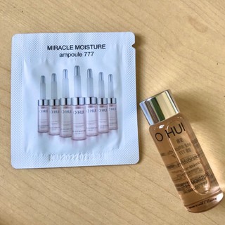 Tinh chất dưỡng căng bóng da Ohui Miracle Moisture Ampoule 777