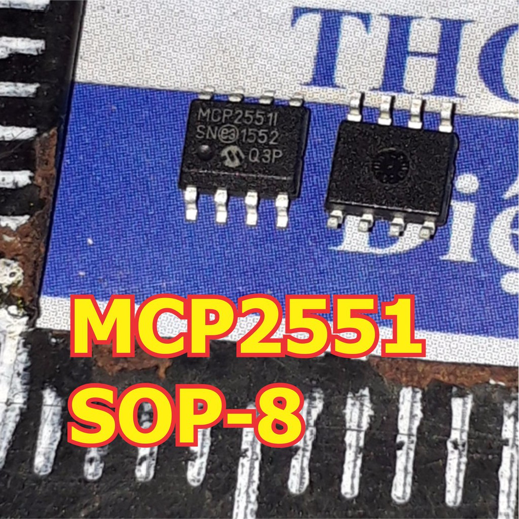2 con MCP2551I SOP-8 High-Speed CAN Transceiver KDE1604