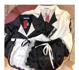 Lụa satin phối ren