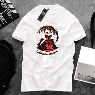 Áo thun Cotton Unisex - Nhân vật Tokisaki Kurumi - Chibi - Tokisaki Kurumi nhẹ nhàng