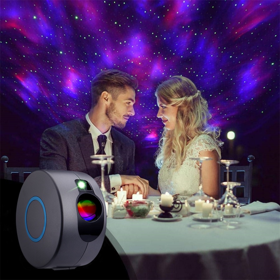 Đèn Led Chiếu Tạo Hiệu Ứng Bầu Trời Đầy Sao Nhiều Màu Có Điều Khiển Từ Xa Tiện Dụng