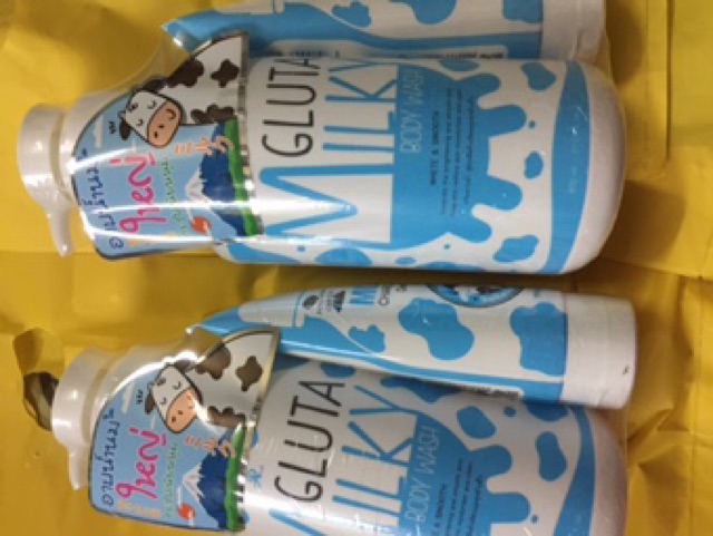 Sale 42% Bộ đôi Sữa tắm Gluta Milk 800ml và sữa rửa mặt Gluta Milk 190g hãng xách tay Thái Lan