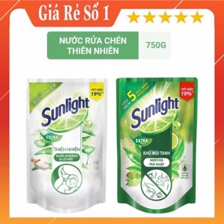 Nước rửa chén Sunlight Thiên Nhiên 750g (Túi)
