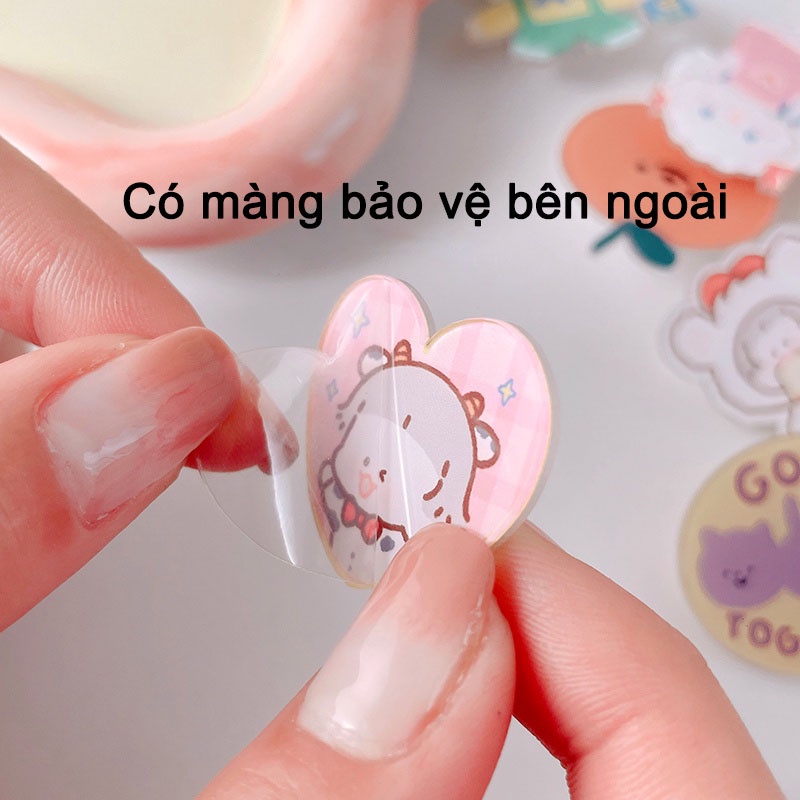 Trâm Cài Áo Hình Hoạt Hình Dễ Thương Phong Cách Hàn Quốc