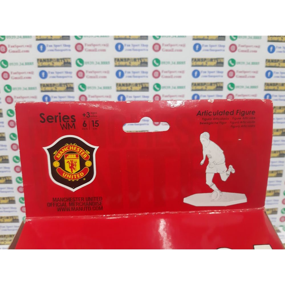 Tượng Ronaldo 7 Manchester United 2007 2008 2009 figure FT Champs box cầu thủ bóng đá