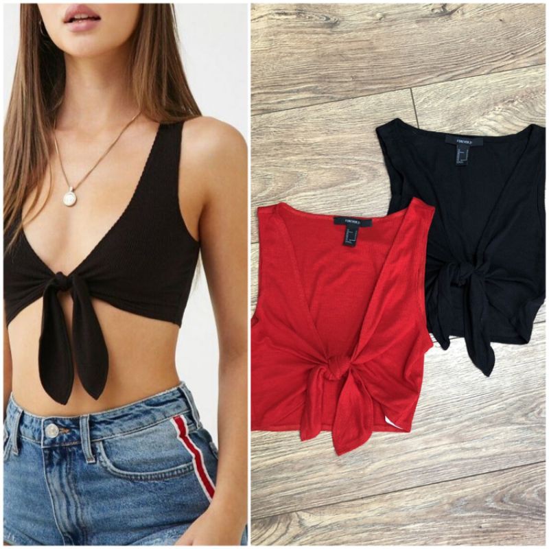 Áo thun cột ngực F21