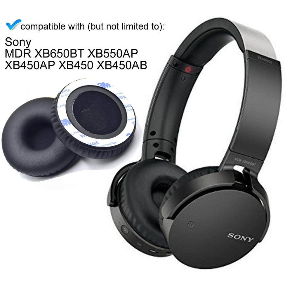 Cặp Đệm Tai Nghe Thay Thế Cho Tai Nghe Sony Mdr-Xb450Ap Xb550 Xb650 Xb400