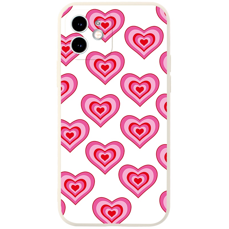 Ốp lưng JURSUE mềm hình cặp đôi dễ thương đẹp cho iPhone 13 12 11 Pro Max SE 2020 X XR XS ip 8 7 6 6S Plus kute Y81