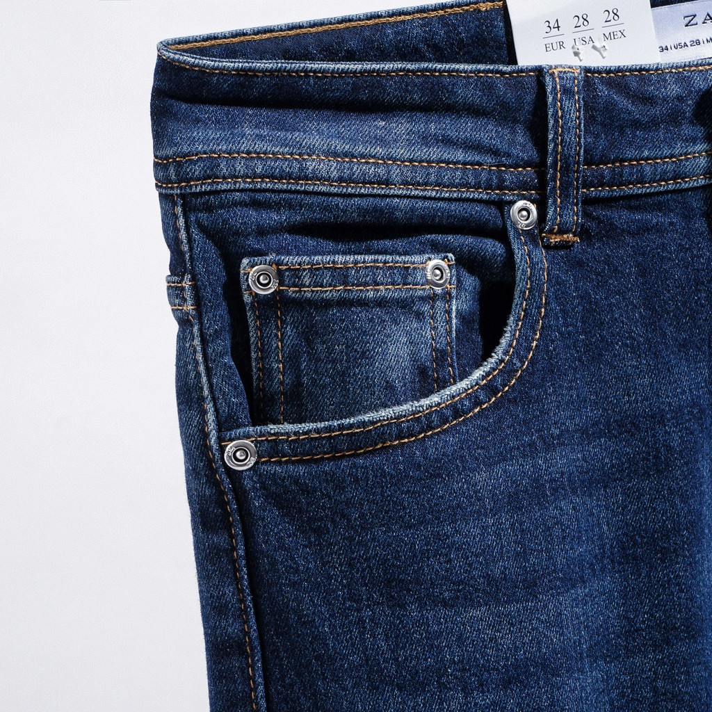 Quần Jeans ZR dư xịn Made in Việt Nam(Form Slimfit,chất vải co dãn,ống quần 15-18cm)-462