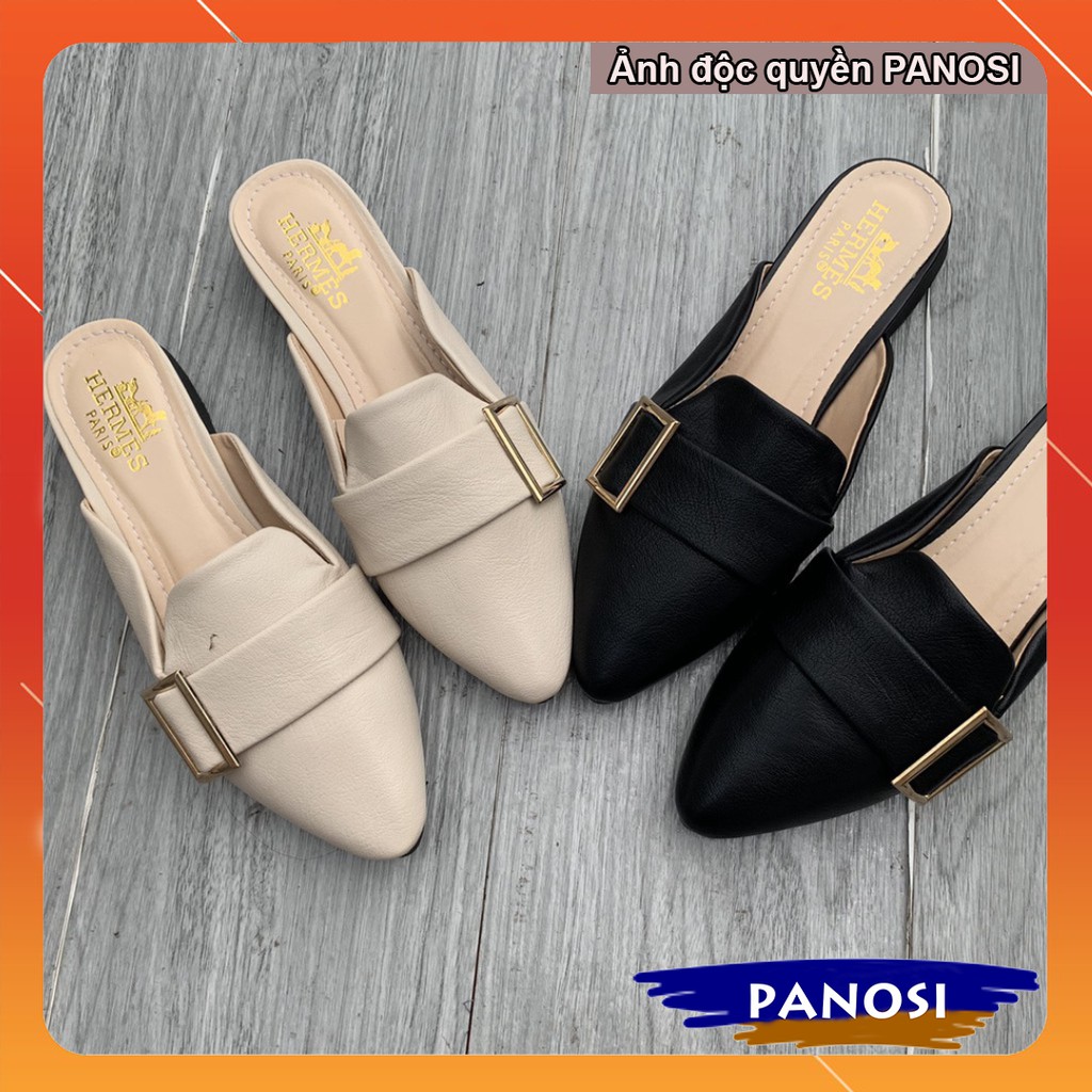 Giày nữ công sở dáng sục móc vuông sang chảnh | BigBuy360 - bigbuy360.vn