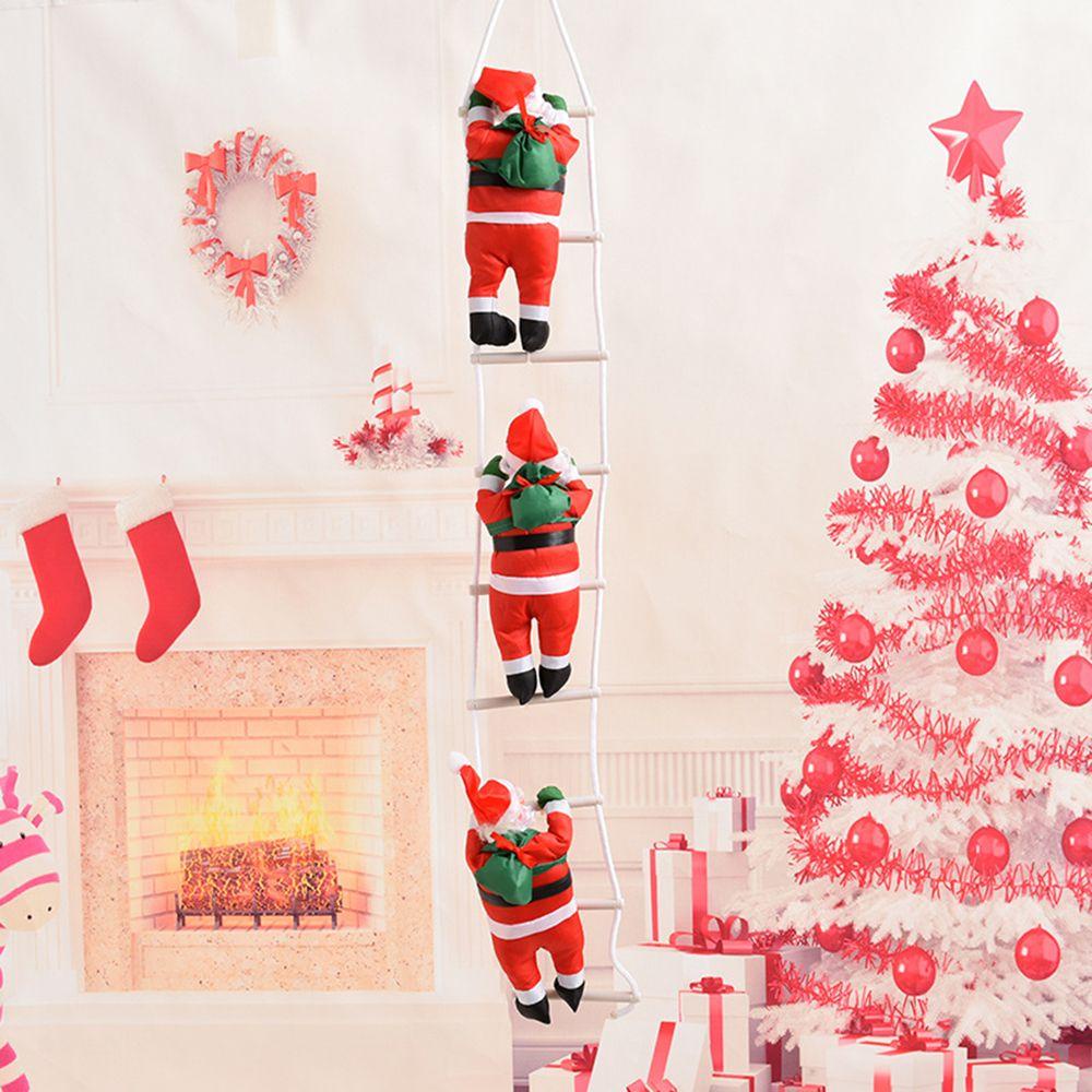 PINEVN Ông Già Noel Nhồi Bông Dễ Thương Trang Trí Giáng Sinh