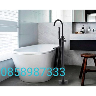 Sen cây đặt sàn cho bồn tắm màu đen HD01  ( dùng cho bồn tắm độc lập hoặc chậu lavabo chân đứng )