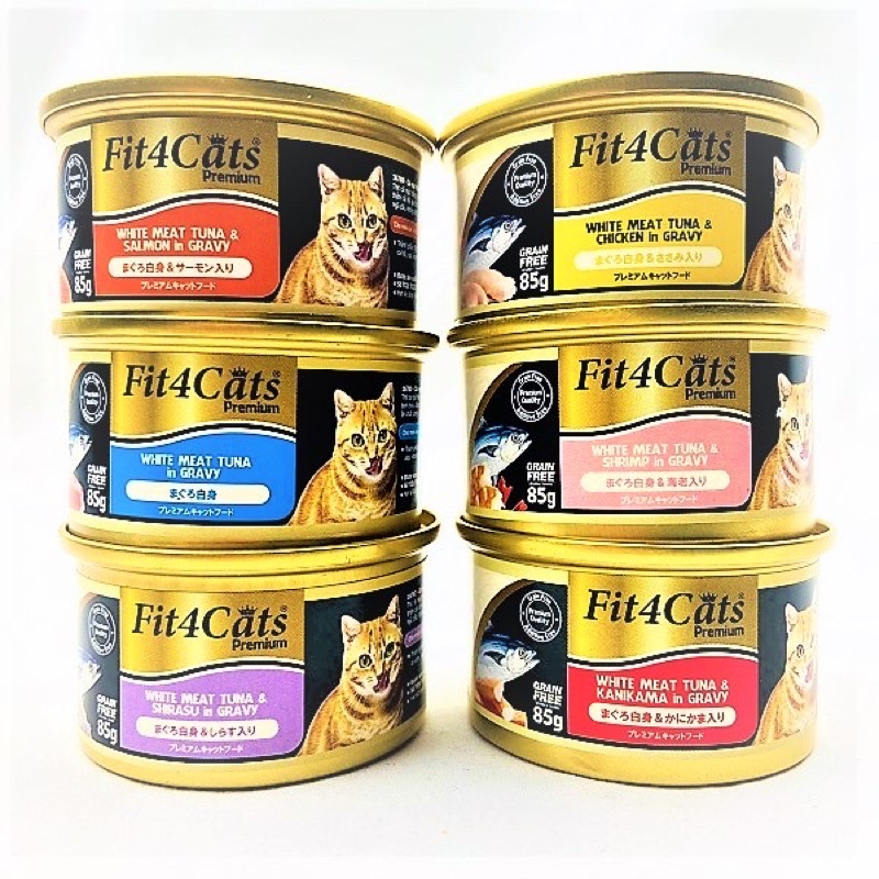 Pate Fit4Cat Premium cho mèo lon 80gr