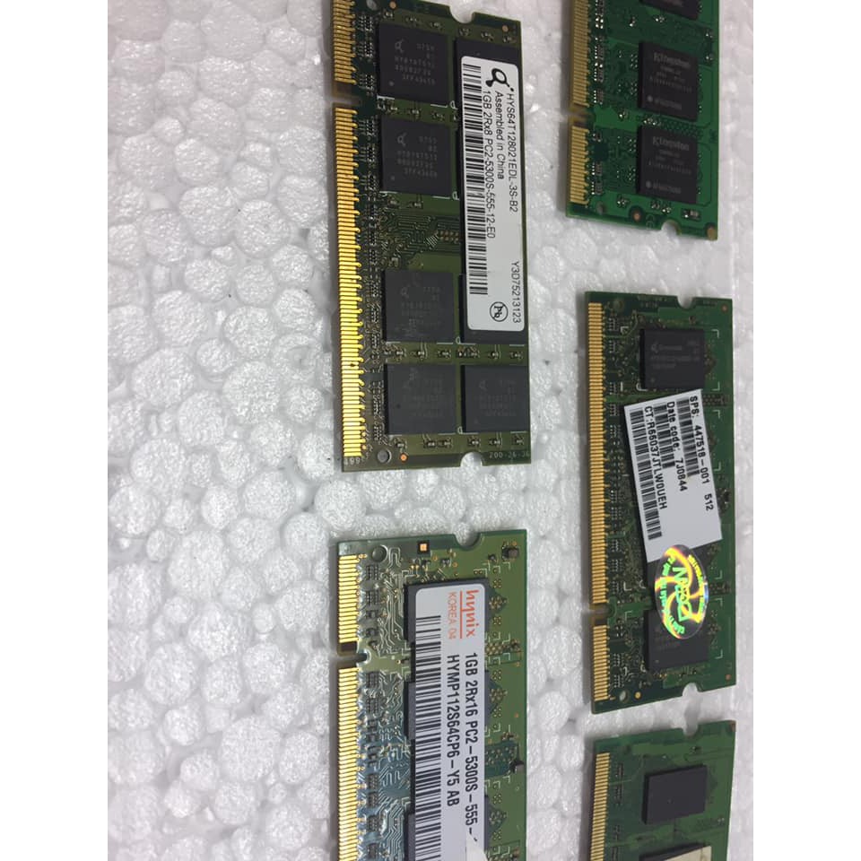 Ram DDRam DDR2 Laptop 1Gb PC667 PC800