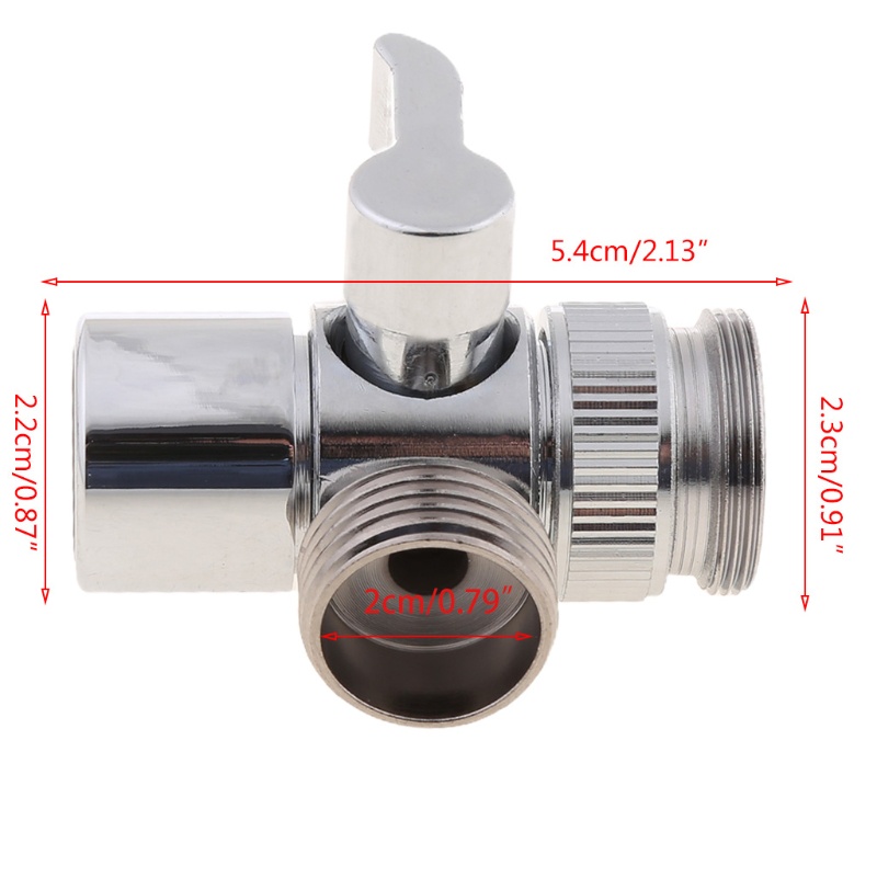 Van Chia Vòi Nước Bằng Đồng Thau Cho Nhà Bếp / Phòng Tắm