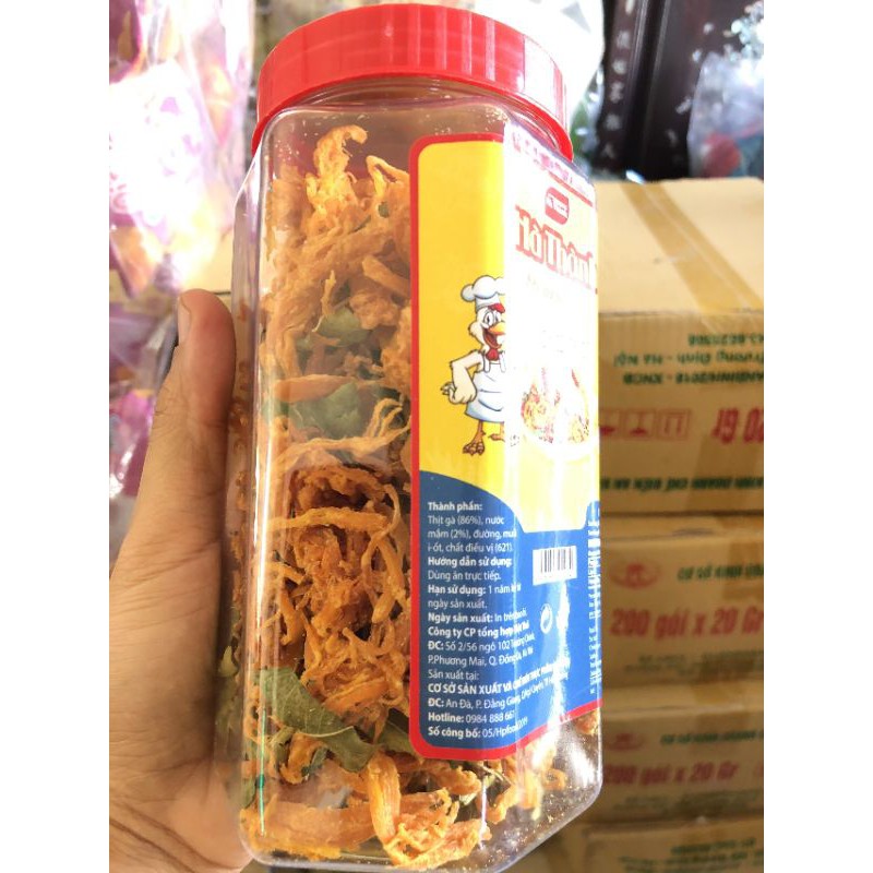 Khô gà lá chanh Hà Thành hộp 200g