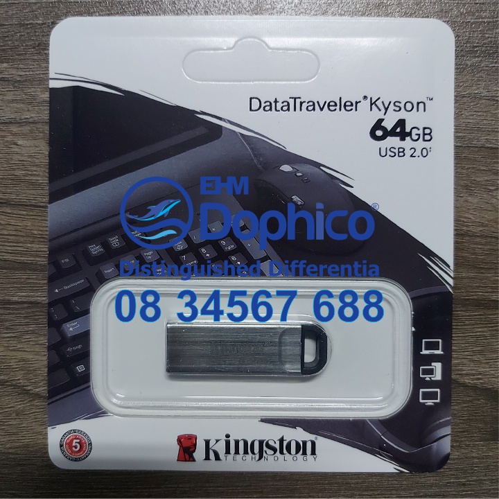 USB 64GB Kingston DataTraveler Kyson – Chính hãng – Bảo hành 5 năm