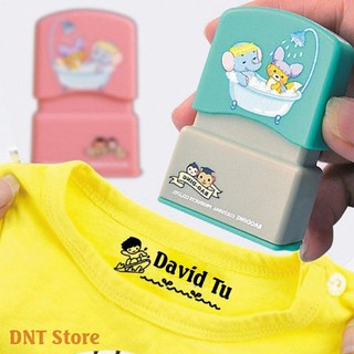 Con dấu BD0927 - In tên lên quần áo, sử dụng mực không phai. Con dấu có sẵn mực.