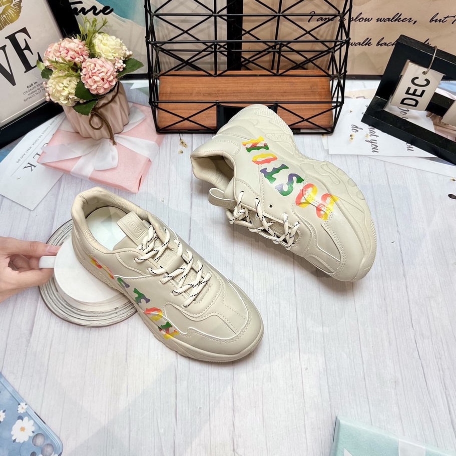 GIÀY THỂ THAO SNEAKER NỮ, GIÀY GC BOSTON TĂNG CHIỀU CAO MN-C20