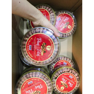 Hạt điều Nguyên Hạt Còn Lụa Rang Muối 500gr
