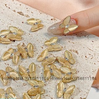 Charm Bướm đá nail phụ kiện trang trí móng tay hình bướm