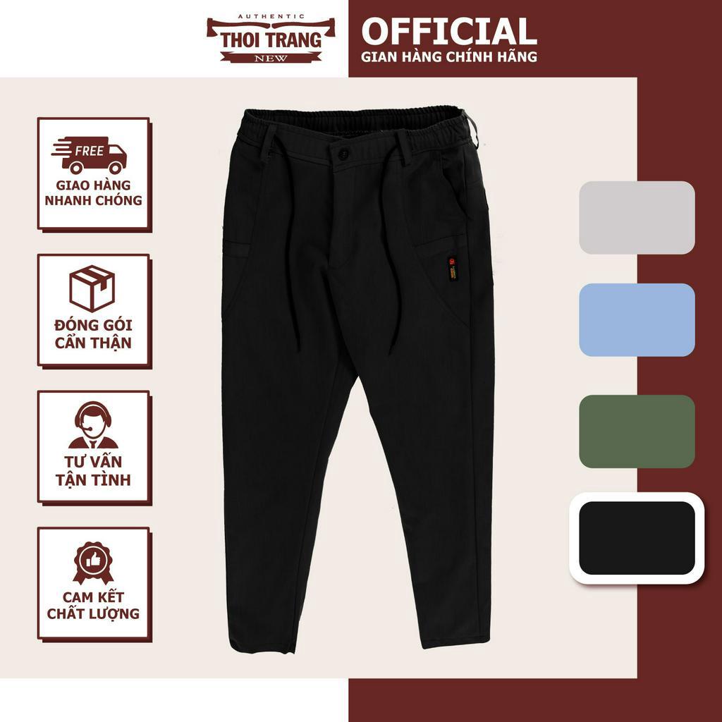 Quần Jogger Nam Dáng Đứng Thể Thao Phong Cách Chuẩn Hàn Quốc, Thiết Kế Ống Bo Chun Co Giãn Thoải Mái, Không Xù Lông