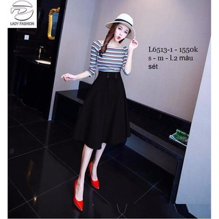.❣️FREESHIP❣️Chân Váy Xòe Đan Lưng