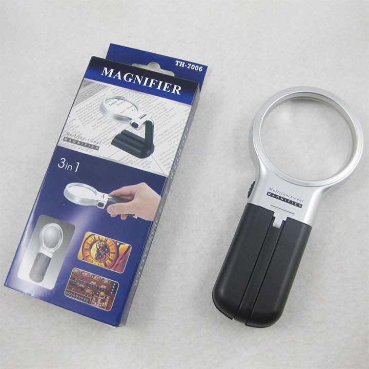 Kính lúp có đèn 3 in 1