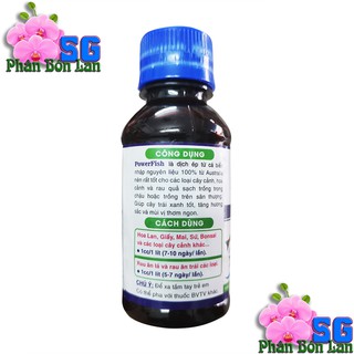 DỊCH CÁ POWERFISH Chai 100ml – DỊCH ÉP TỪ CÁ BIỂN 100%