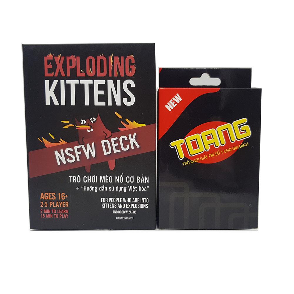 Combo Mèo Nổ Exploding Kittens +Toang đại chiến Việt Hoá