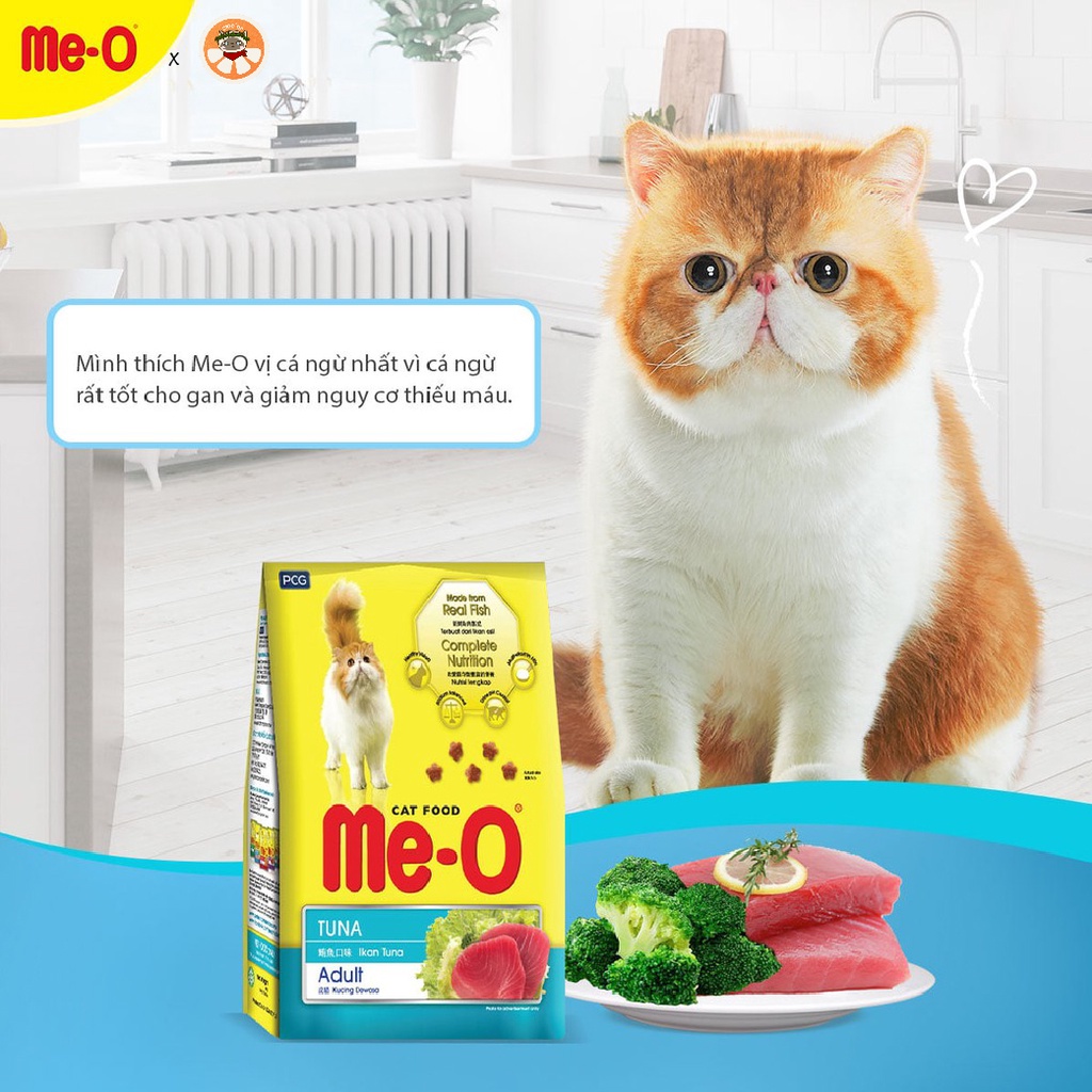 Thức ăn cho mèo hạt Me-O 350g 3 vị | Hạt Meo cho mèo