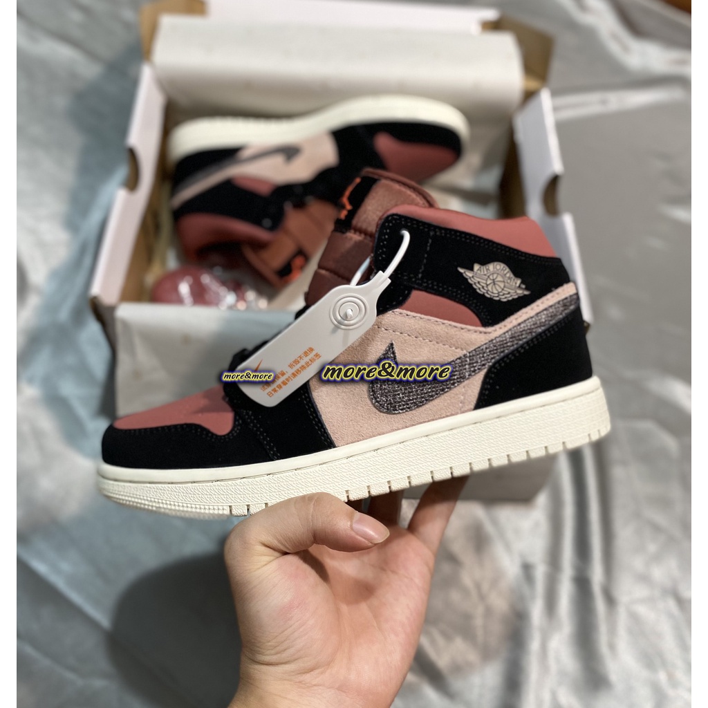 Giày Sneaker JD 1 Mid "Dusty Pink" chất lượng nguyên bản MSN2331