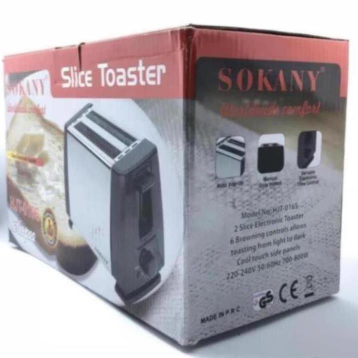 Máy nướng bánh mì 2 ngăn Sokany HJT-016S