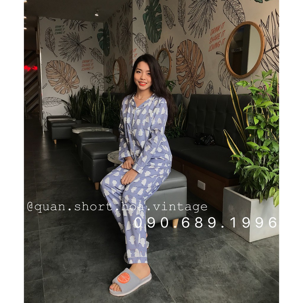 Pijama dài - CÁNH CỤT GHI