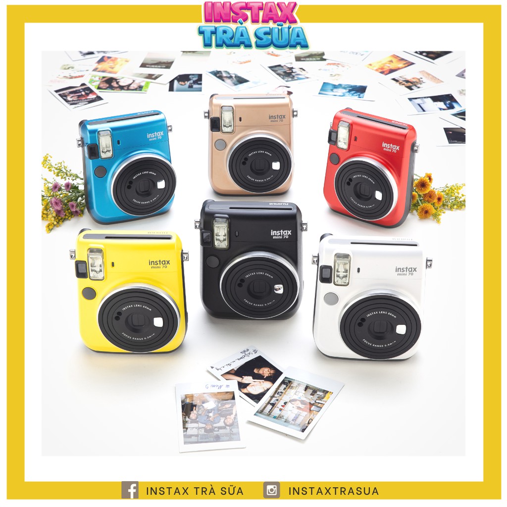 CAMERA FUJIFILM INSTAX MINI 70 - Máy ảnh lấy liền - CHÍNH HÃNG FUJIFILM VIETNAM