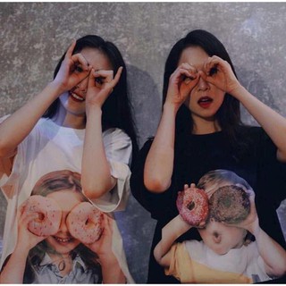 [HOT] Áo thun nữ Acme de la vie season2 Donuts form rộng tay lỡ cá tính hè 2020