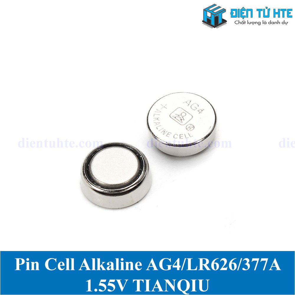 Pin cúc áo TIANQIU AG4 LR626 377A 1.55V Alkaline