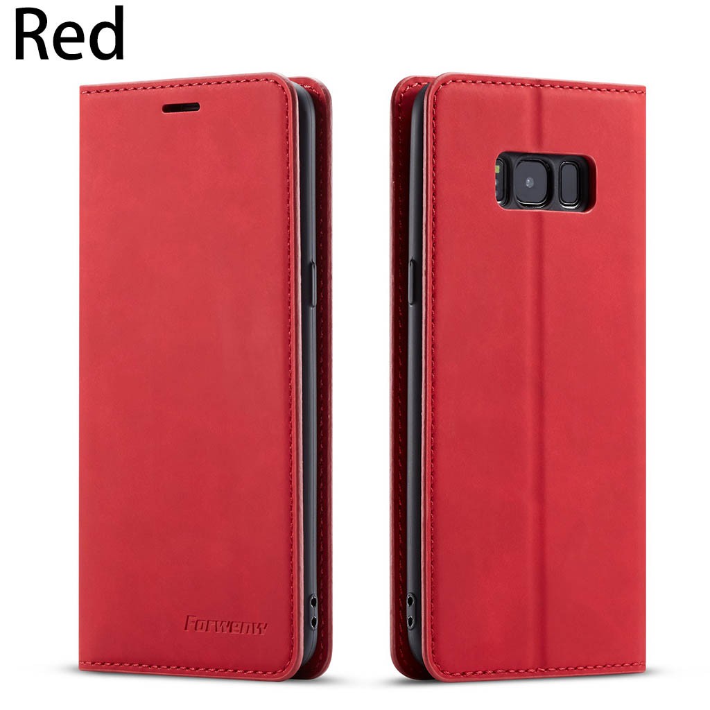 Bao da điện thoại dành cho Samsung Galaxy S8 S8+ bằng chất liệu da PU