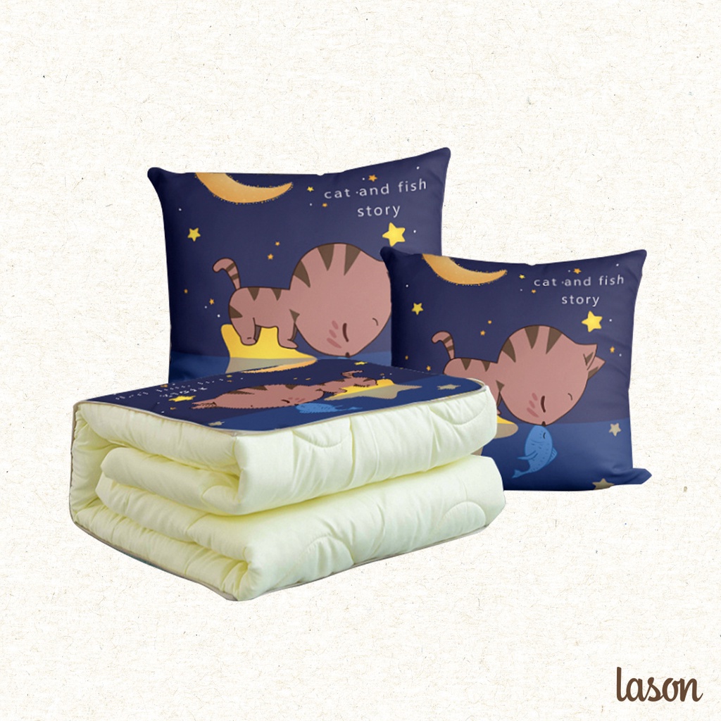 Chăn văn phòng điều hòa 2in1 in hình 100x150 CVP00121